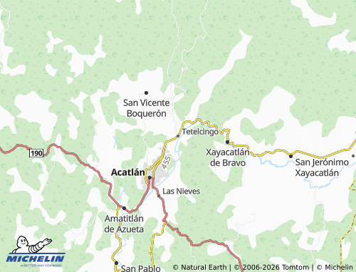 Mappa MICHELIN Tetelcingo - ViaMichelin