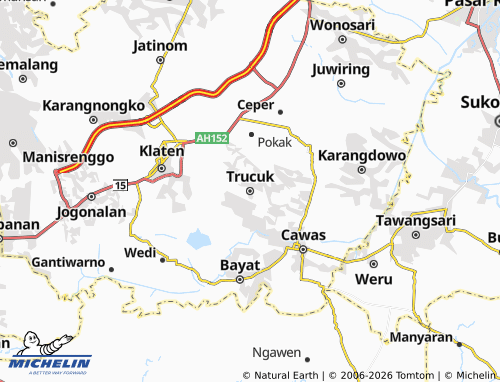 MICHELIN Trucuk map - ViaMichelin