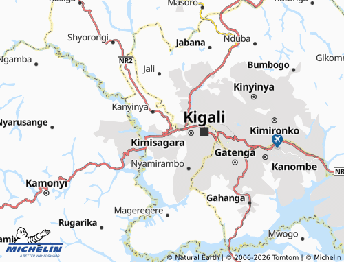 Mapa MICHELIN Nyamweru - ViaMichelin