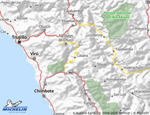 MICHELIN Pallasca map - ViaMichelin
