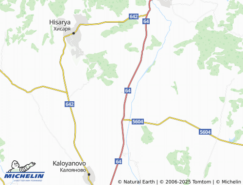 MICHELIN Gorna mahala map - ViaMichelin