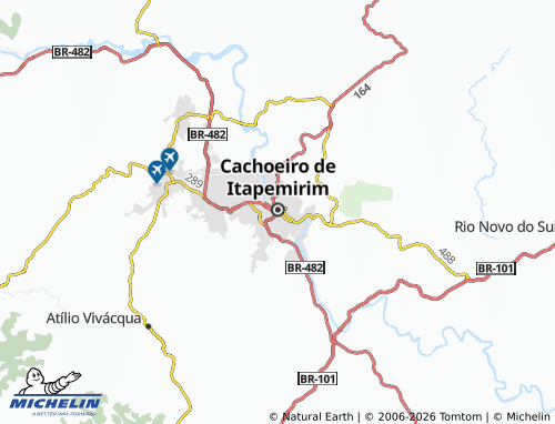 MICHELIN Centro map - ViaMichelin