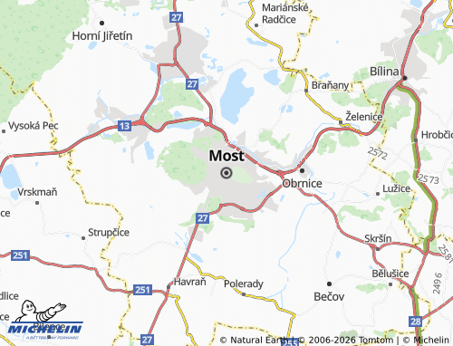 Mappa MICHELIN Most - ViaMichelin