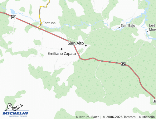 MICHELIN Atotonilco map - ViaMichelin