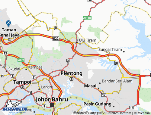 MICHELIN Taman Bukit Tropika map - ViaMichelin