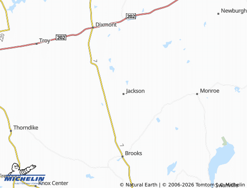 Carte MICHELIN Jackson - ViaMichelin