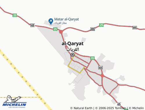 MICHELIN Al Qurayat map - ViaMichelin