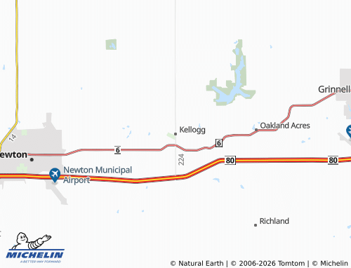 Mapa MICHELIN Kellogg - ViaMichelin