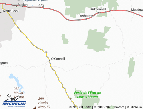 Mapa MICHELIN Locksley - ViaMichelin