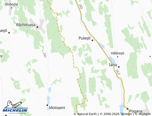 MICHELIN Bărtăluș-Mocani map - ViaMichelin