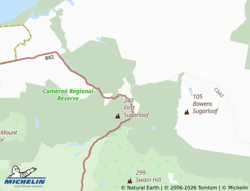 Mapa MICHELIN Gladstone - ViaMichelin
