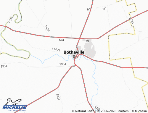 Kaart MICHELIN Bothaville - ViaMichelin