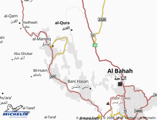 MICHELIN-Landkarte al-Yarmouk - ViaMichelin