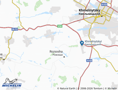 Mapa MICHELIN Nyzhchi Vovkivtsi - ViaMichelin
