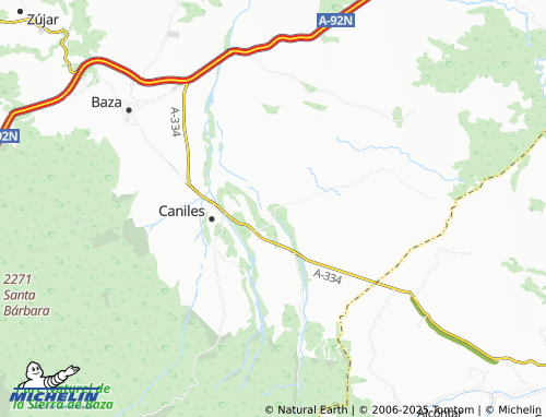 MICHELIN Los Gallardos map - ViaMichelin