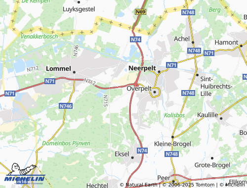 Kaart MICHELIN Holven - ViaMichelin