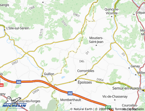 Carte MICHELIN Le Haut - ViaMichelin