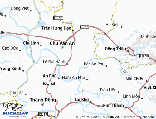 Mapa MICHELIN An Lạc - ViaMichelin