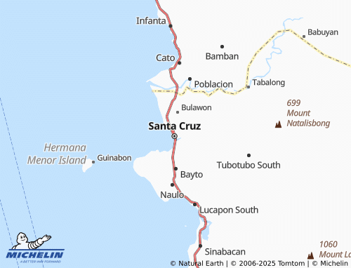 MICHELIN Poblacion South map - ViaMichelin