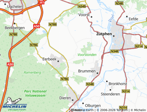 MICHELIN Hall map - ViaMichelin