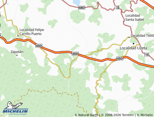 Mapa MICHELIN Santo Tomás - ViaMichelin