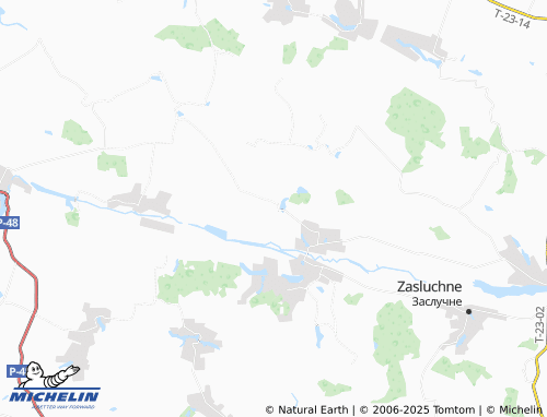 MICHELIN Koshelivka map - ViaMichelin