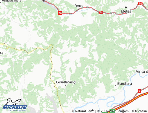 MICHELIN Bulbuc map - ViaMichelin
