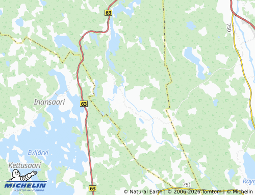 Carte MICHELIN Furu - ViaMichelin