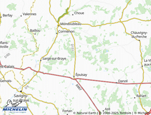MICHELIN Le Temple map - ViaMichelin