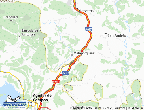MICHELIN Mataporquera map - ViaMichelin
