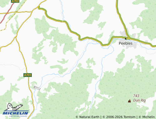 Carte MICHELIN Stobo - ViaMichelin