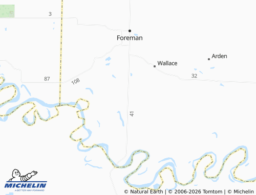 Mappa MICHELIN Richland - ViaMichelin