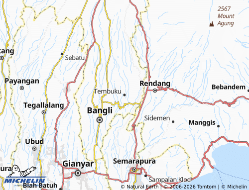 Mappa MICHELIN Tembuku - ViaMichelin