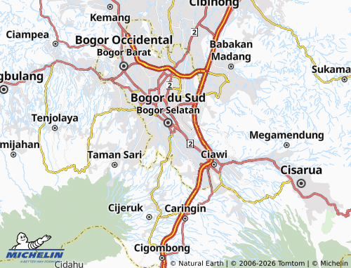 MICHELIN Lawanggintung map - ViaMichelin
