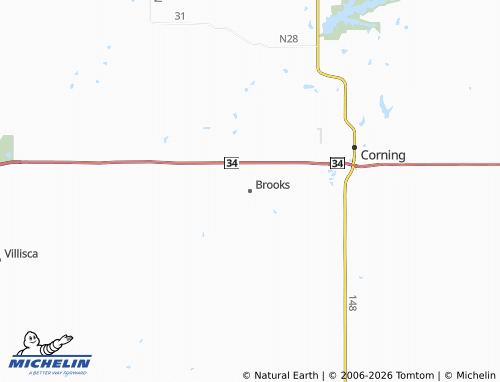 Mappa MICHELIN Brooks - ViaMichelin