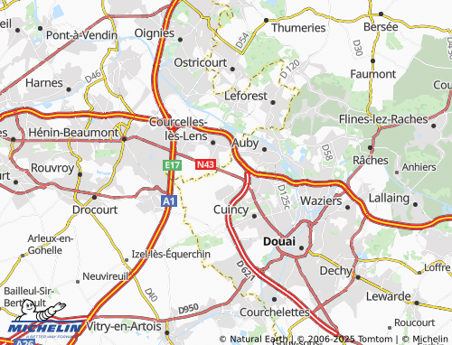 MICHELIN Le Villers map - ViaMichelin