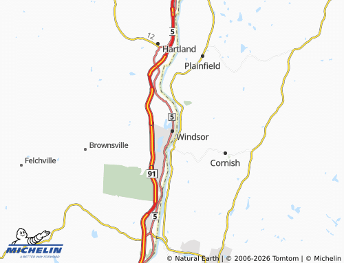 Mappa MICHELIN Windsor - ViaMichelin