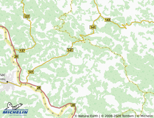 Mapa MICHELIN Donja Orovica - ViaMichelin