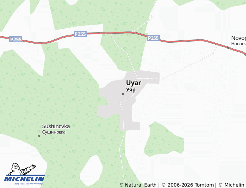 MICHELIN-Landkarte Uyar - ViaMichelin