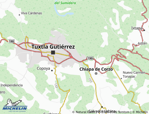 MICHELIN Alejandra map - ViaMichelin