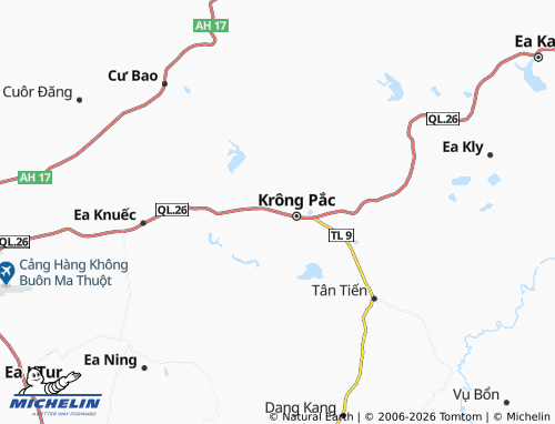 MICHELIN Ea Yông map - ViaMichelin
