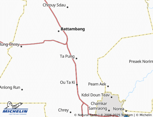 Carte MICHELIN Ta Pung - ViaMichelin