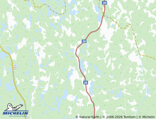 MICHELIN Holmsjö map - ViaMichelin