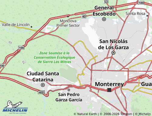 Mappa MICHELIN Valle de Infonavit Quinto Sector - ViaMichelin