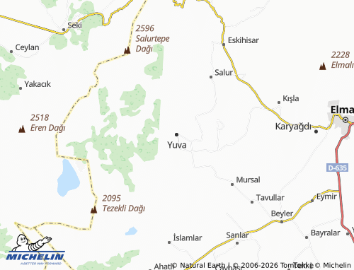 Mappa MICHELIN Yuva - ViaMichelin