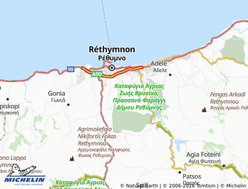 Mappa MICHELIN Roussospiti - ViaMichelin