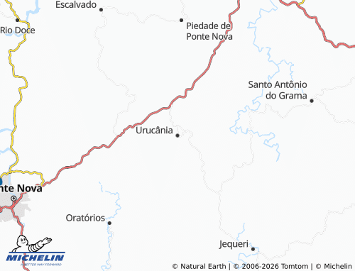 Mapa MICHELIN Urucânia - ViaMichelin