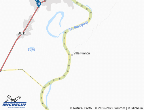 MICHELIN Villa Franca map - ViaMichelin