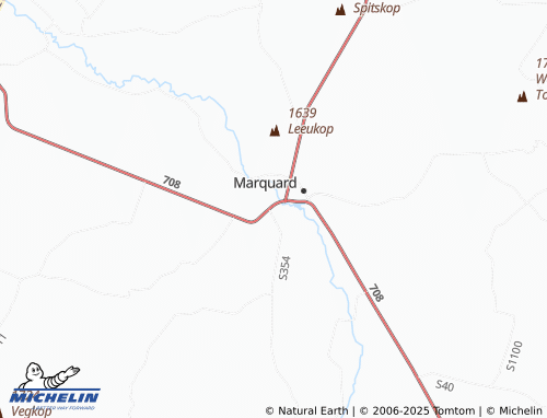 MICHELIN Moemaneng SP map - ViaMichelin