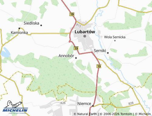 Carte MICHELIN Annobór - ViaMichelin